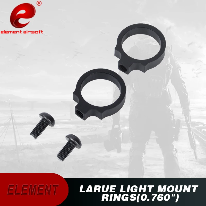 Element Airsoft Larue Light Mount Rings (0.760") Scope Mounts Ex313