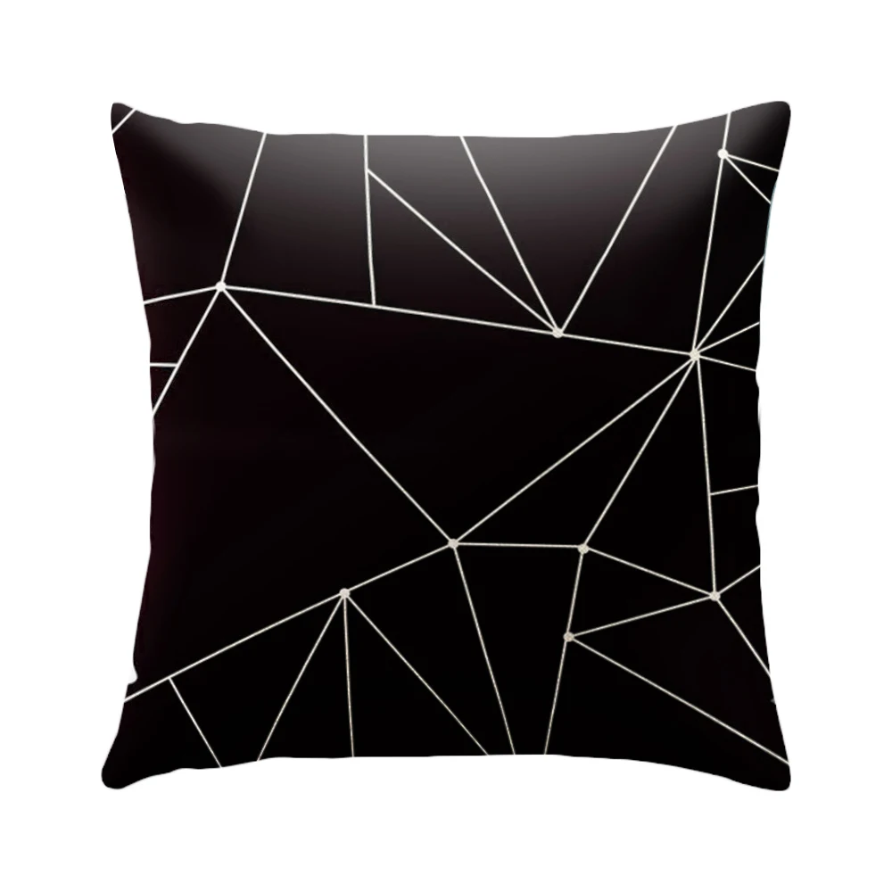 DIDIHOU 1 шт. геометрический чехол для подушки черно-белый чехол для подушки персиковая кожа полосатая Геометрическая художественная Подушка Чехол - Цвет: 4