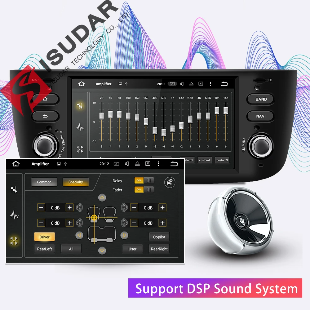 Excellent Isudar Car Multimedia Player 1 Din Android 9 For Fiat/Linea/Punto 2012-2015 GPS DVD Automotivo Radio FM Quad Core DSP USB DVR 2