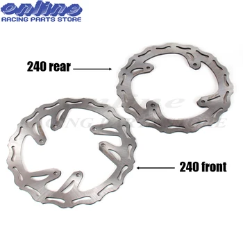 

240MM Front and rear Brake Disc Rotor CR CRF CR125 CR250 CR500 CRF250R CRF250X CRF450R CRF450X Motocross Supermotard Dirt Bike
