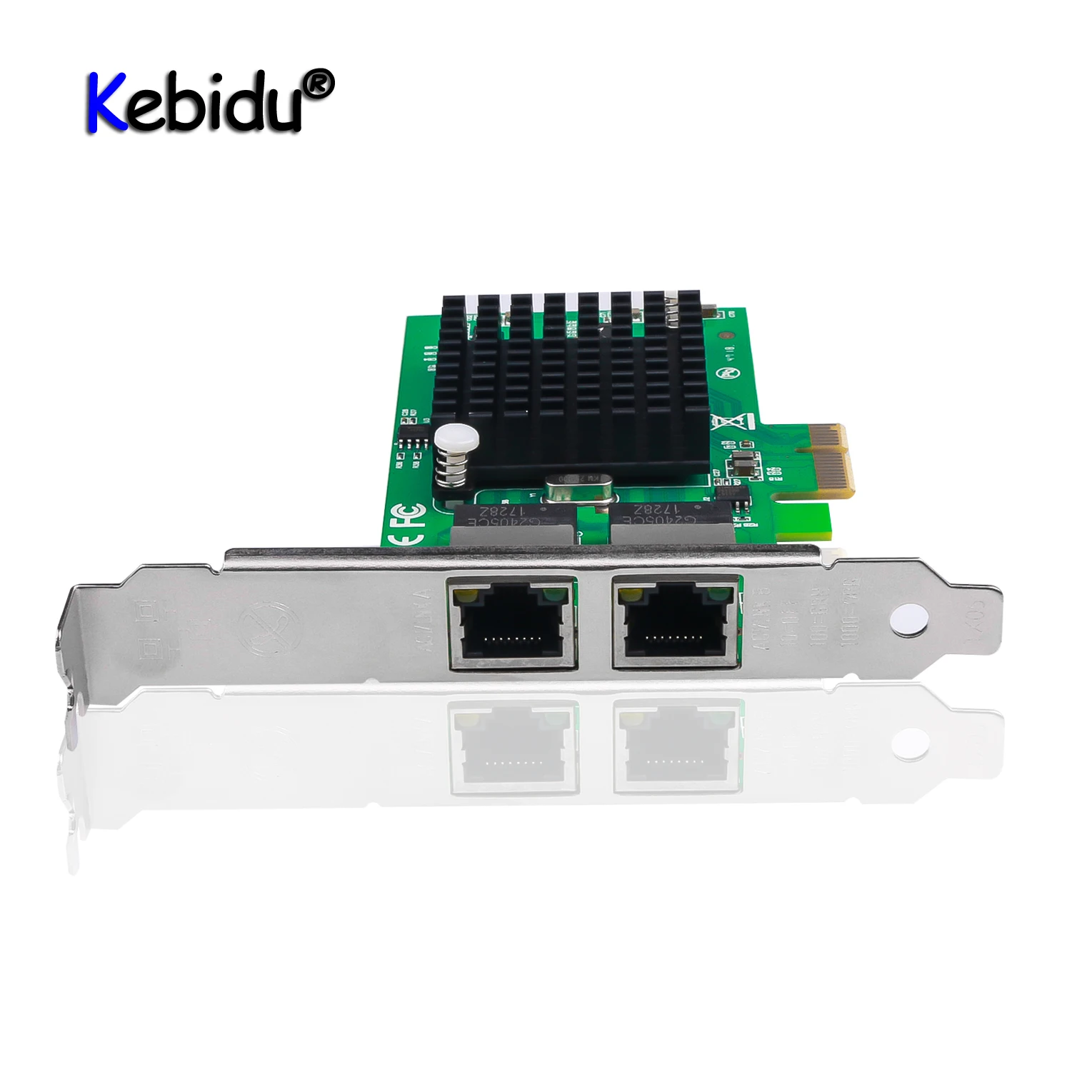 

Portable For Intel82575 Dual Port RJ45 Port NIC 10/100/1000 Gigabit PCI Express Pcie X1 Network Server Adapter Cards TXA020