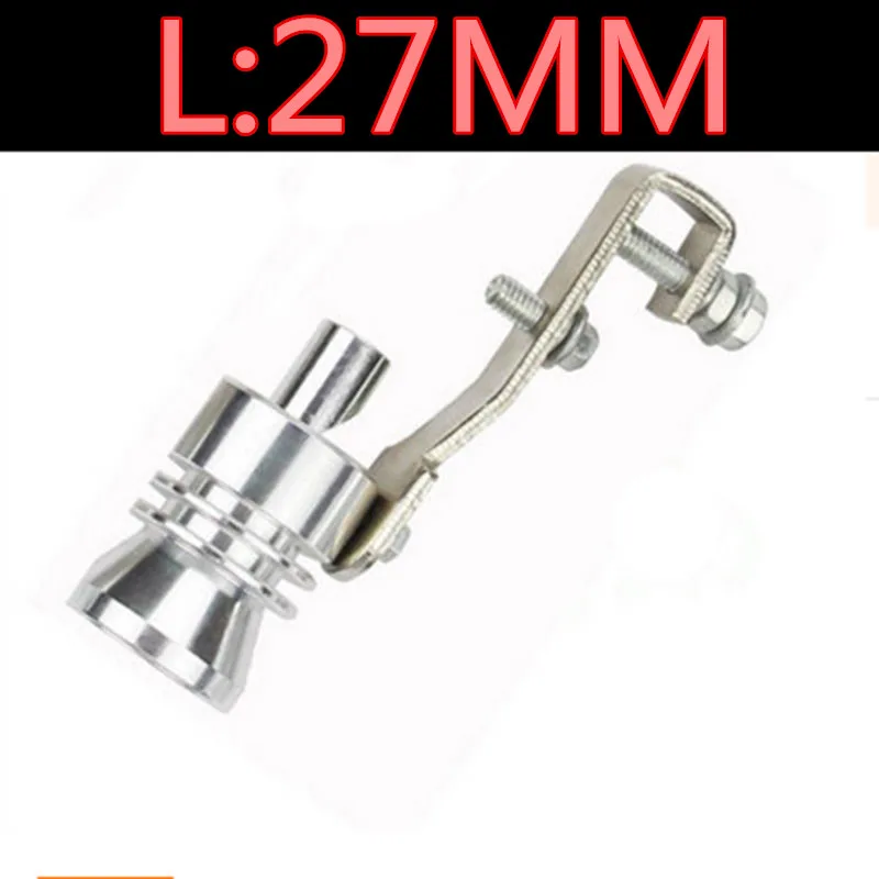 

Universal Turbo Sound HOT Whistle Exhaust Pipe Tailpipe BOV Blow-off Valve Simulator Aluminum Size X HR-2401L