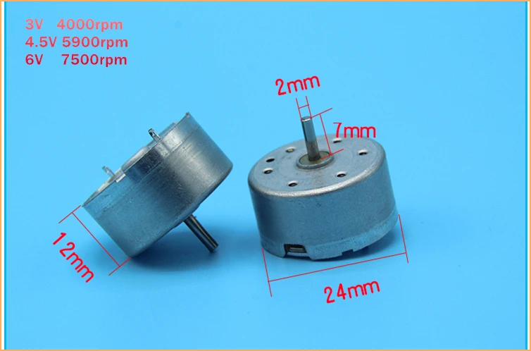 5X мини-двигатель постоянного тока, Микро ток старт Солнечный двигателя(300-11440), DIY игрушки, ручной генератор 1,5 В-6 В 3 В 4000 об./мин