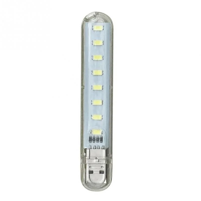 8LED Mini USB Gadgets LED Night Light 5V Bulb Cold Warm White Lamp for PC Reading Gadget Notebook Power Bank Computer Laptop | Компьютеры