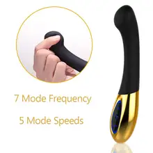 7 Frequency 5 Mode Speeds G spot Vibrator Waterproof Powerful Soft Dildo Vibrator G Spot Stimulation Sex Toys For Women Sex Shop