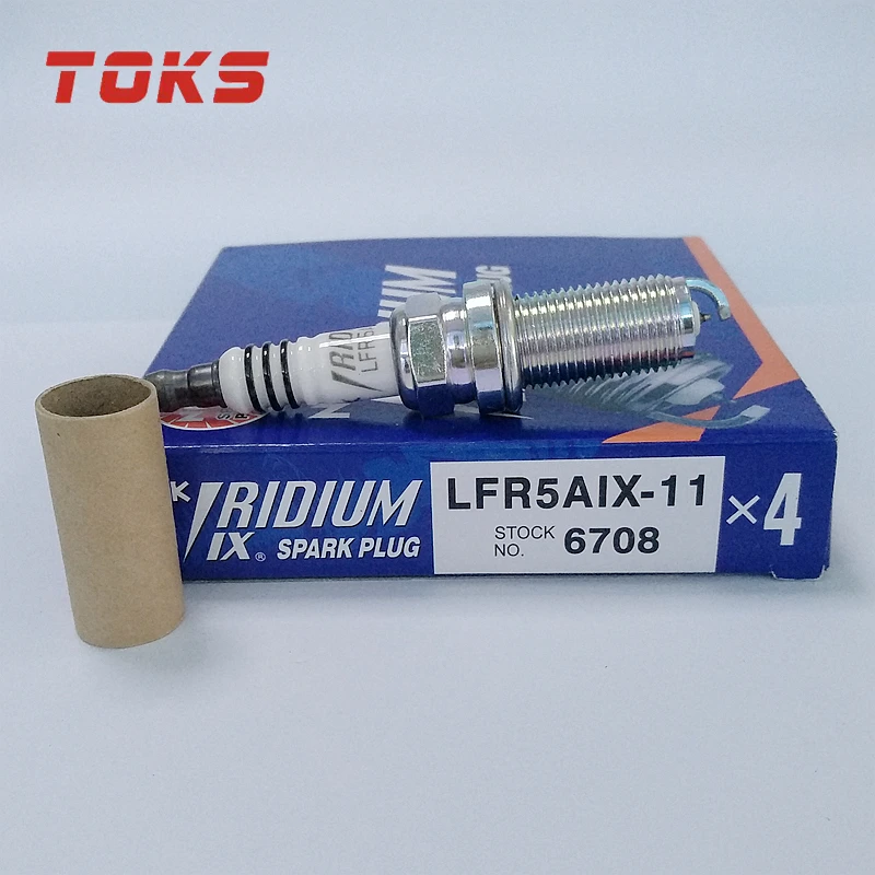 

TOKS Iridium IX Spark Plug LFR5AIX-11 6708 LFR5AIX11 for Nissan Sentra 2002 for Toyota RAV4 Car Candle 4-8pcs