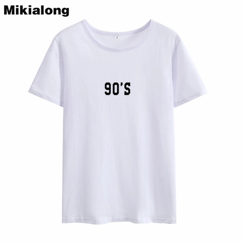 OLN 2018 90's Tumblr Harajuku футболка женская летняя хлопковая Kawaii Топы Женская Винтажная