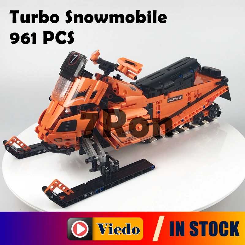 

Model building toys hobbies Turbo Snowmobile Snow Motorcycle 7068 Compatible With lego Blocks Techinc Educational DIY Bricks