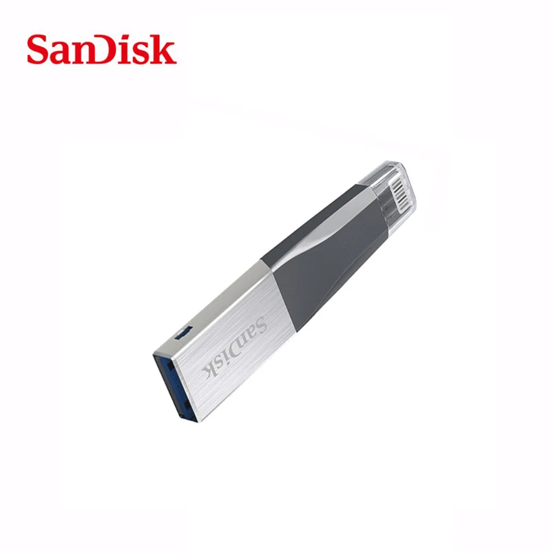 Флеш-накопитель USB sandisk 32 Гб 64 ГБ для iPhone 7, 7 Plus, 6, 5 5S, флеш-накопитель с разъемом Lightning и металлическим разъемом, u-диск для IOS 8,2, карта памяти 128 ГБ