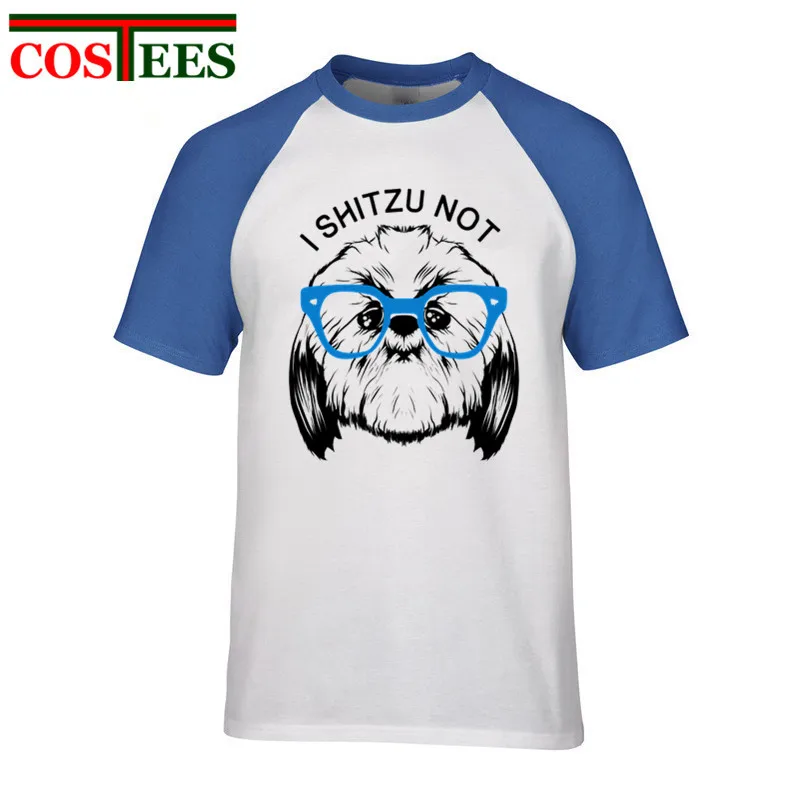 

Cheap online Kawaii shitzu dog t shirt men cute shih tzu dog t-shirt male lovely shihtzu dog on sale lovers group team Tee shirt