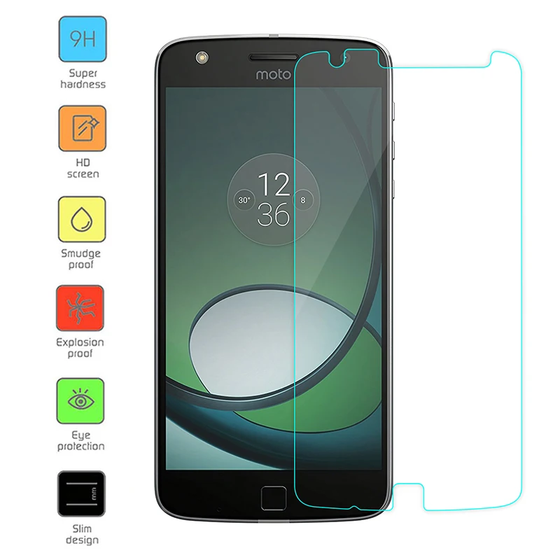 

9H Tempered Glass Screen Protector For Moto Z Z Play G G2 G3 G4 G4 Plus G5 G4 Play E E2 E3 Z Force HD Protective Guard Film