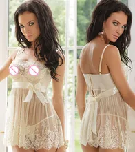 N279 Black and White lace babydoll fashion lace hot sale women lingerie plus size wholesale and