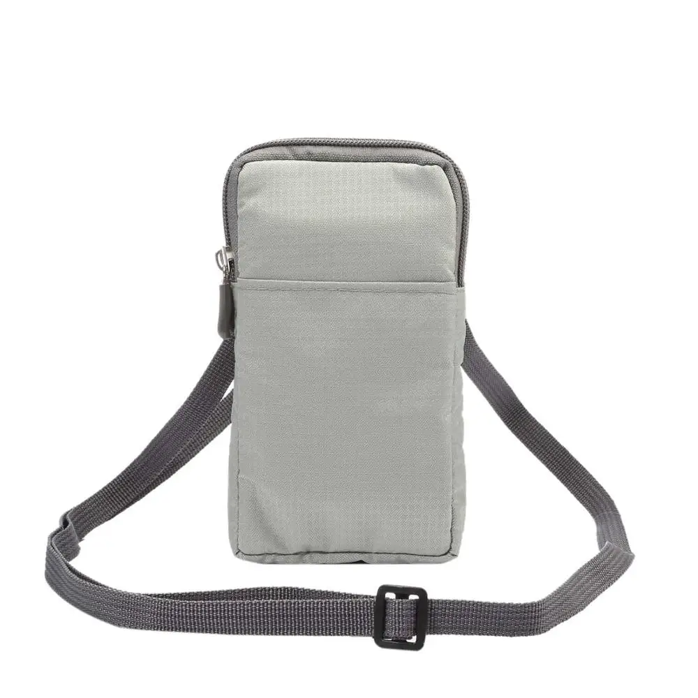 Чехол для Телефона iPhone X XS Max XR 11 Pro 5s SE 6 6S 7 8 Plus поясная сумка с ремнем на шею сумка для скалолазания Портативная сумка на плечо Чехол - Цвет: Gray