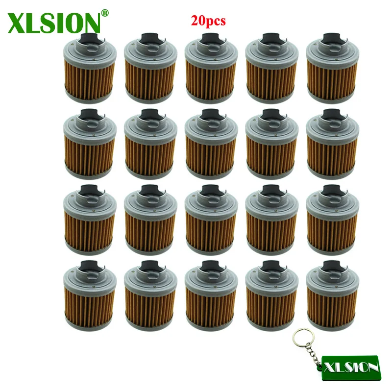 XLSION 20 штук Масляный фильтр для TRX125 Kitaco YX Takegawa Daytona ATC125M мечта 50R GP CB50R FOURTRAX Minicross Minimotard ямы