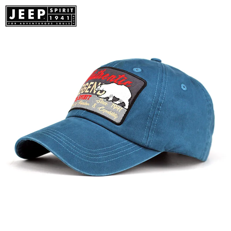 JEEP Baseball Cap Men Casual Outdoor Unisex Caps Embroidery Animal&Letter Fashion Cotton Dad Hat Outdoor Gorras Para Hombre