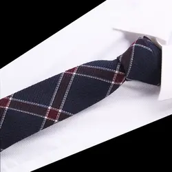 2019 новые коллекции для мужчин s повседневное хлопок галстук 6 см узкий модные галстуки кофе коричневый полосатый Галстуки для дропшиппинг