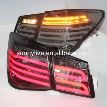 

For CHEVROLET for Cruze LED tail light for Benz Style Chrome housing Light black Cover Color 2009-2014 year WH