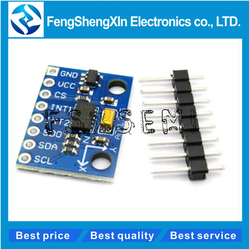 

GY-291 ADXL345 3-Axis Digital Gravity Sensor Acceleration Module Tilt Sensor For Arduino