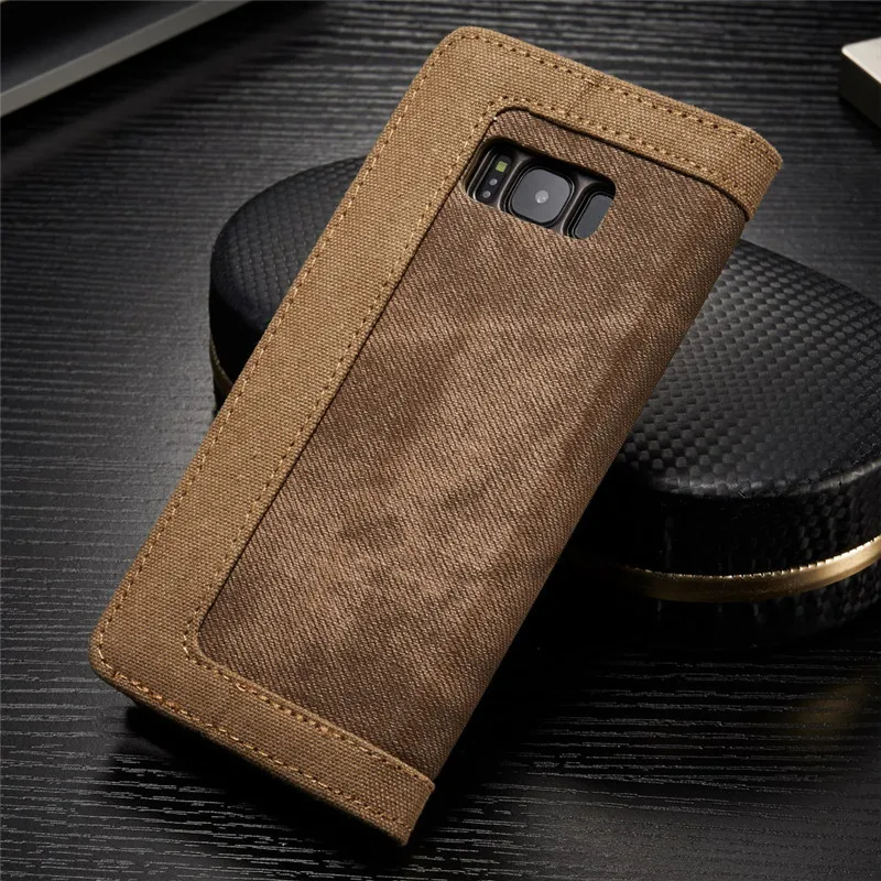 Кожаный чехол для samsung Galxy Note 8 s8 Plus s 6 s 7 Edge ковбойский флип-чехол-бумажник для iPhone 6 6s 7 8 Plus 5 5S SE X чехол для телефона s