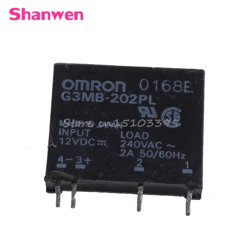1 шт. новое твердотельное реле Φ PCB SSR In 12V DC Out 240V AC 2A Прямая поставка|Реле| |