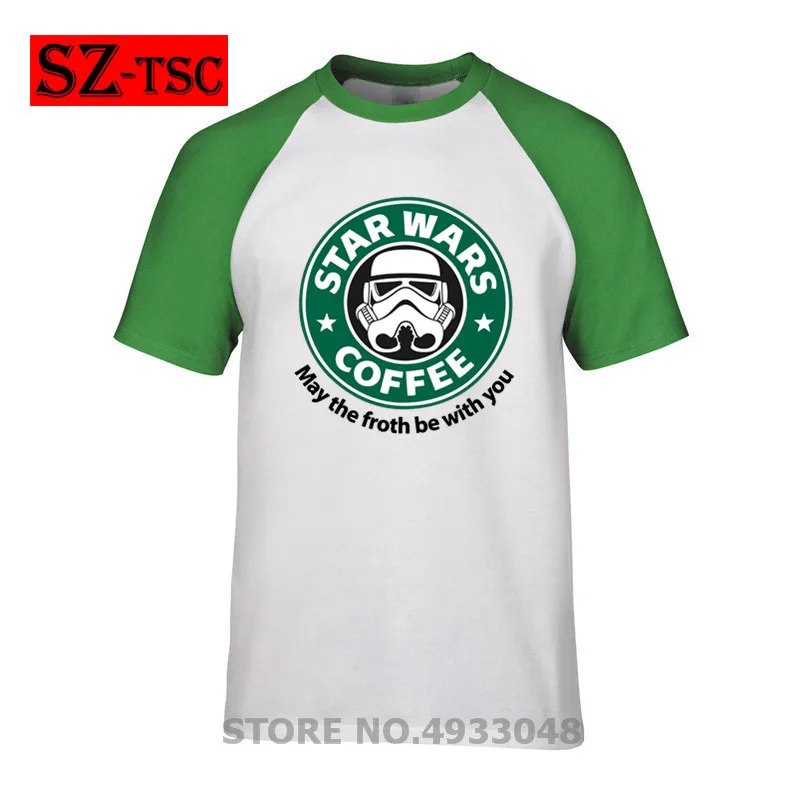 Новая Мода Звездные войны Дарт Вейдер Stormtroope футболка Забавный узор homme мужская футболка Топ короткий рукав кофе для мужчин s костюмы