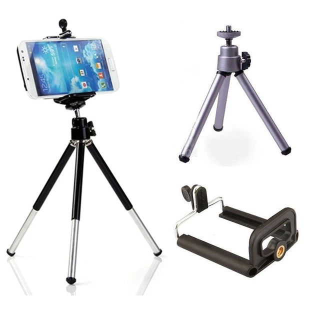 Special Offers Professional Phone Holder Clip with Aluminum Tripod Mount 360 Degree Rotatable Stand For iphone Samsung Mobile Cell Phone Special Offers Professional Phone Holder Clip with Aluminum Tripod Mount 360 Degree Rotatable Stand For iphone Samsung Mobile Cell Phone