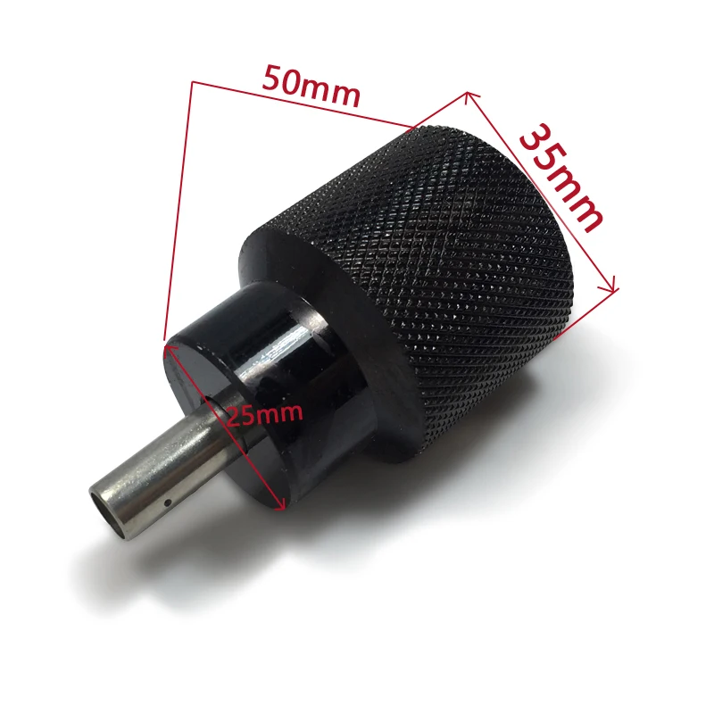 

35mm black Aluminum Alloy Tattoo Machine Grips With Set Screws Tube Supply