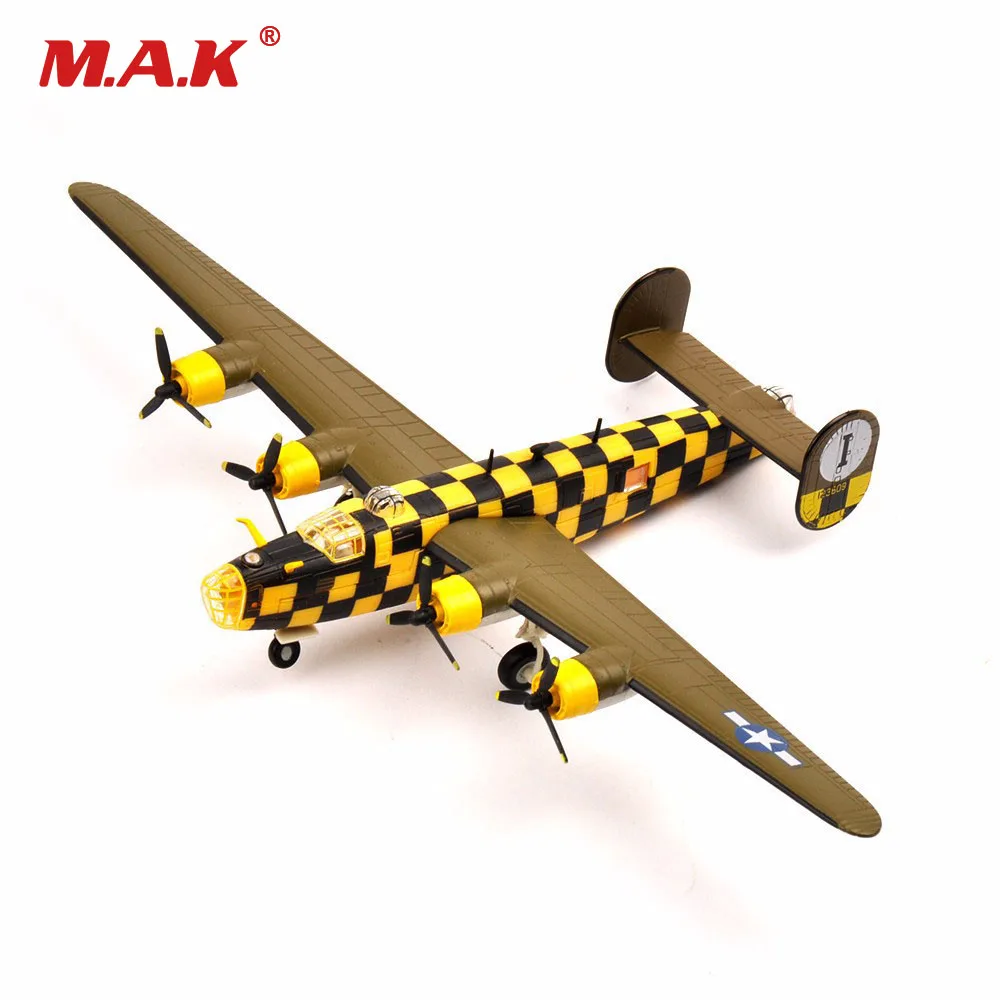 

Cheap Toys for Children RV-MODE 1:144 WWII USA B24 Liberator Heavy Bomber Military Fighter Army Aircraft Plane Diecast Toys