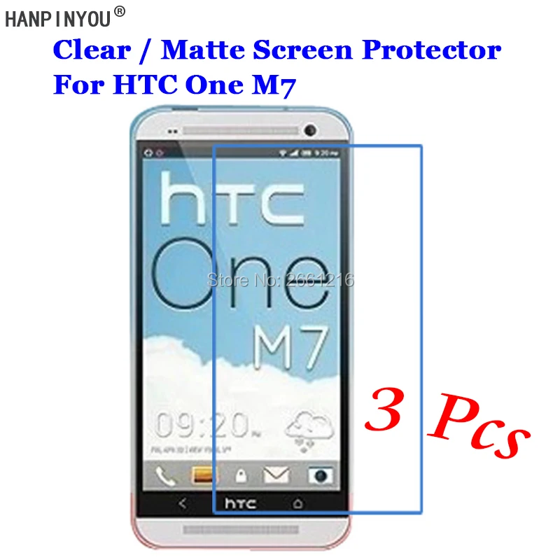 3 Pcs/Lot New HD Clear / Anti Glare Matte Front Screen Protector Touch