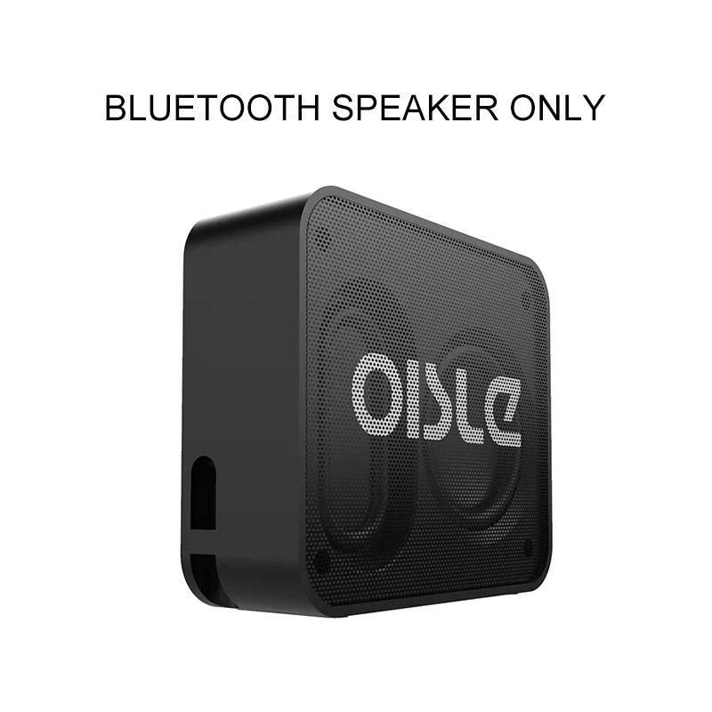 OISLE Bluetooth динамик портативные беспроводные наружные водонепроницаемые динамики мини стерео громкий динамик Поддержка Hi-Fi Micro SD AUX 3,5 мм - Цвет: speak only