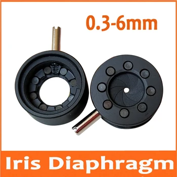

20pcs 0.3-6MM Zoom Light Regulator Optical Iris Diaphragm Aperture Condenser with 8 Blades for Digital Camera Microscope Adapter
