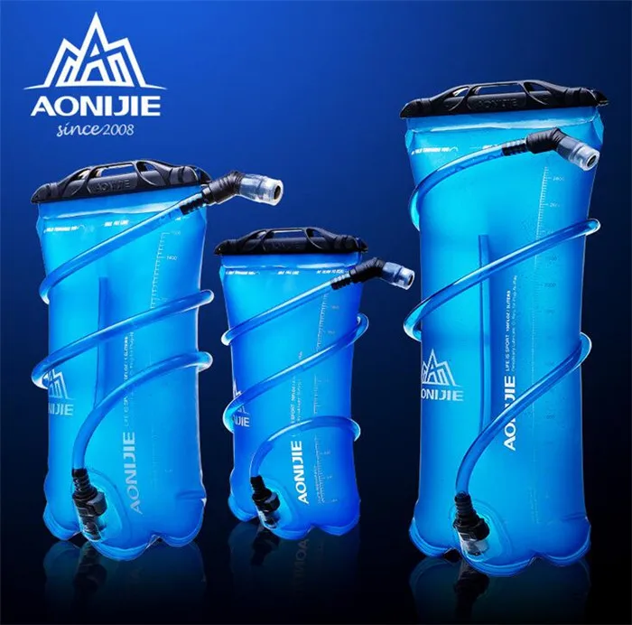 AONIJIE 1.5L/2L/3L Outdoor Cycling Running Foldable TPU Water Bag Sport Hydration Bladder For Camping Hiking Climbing