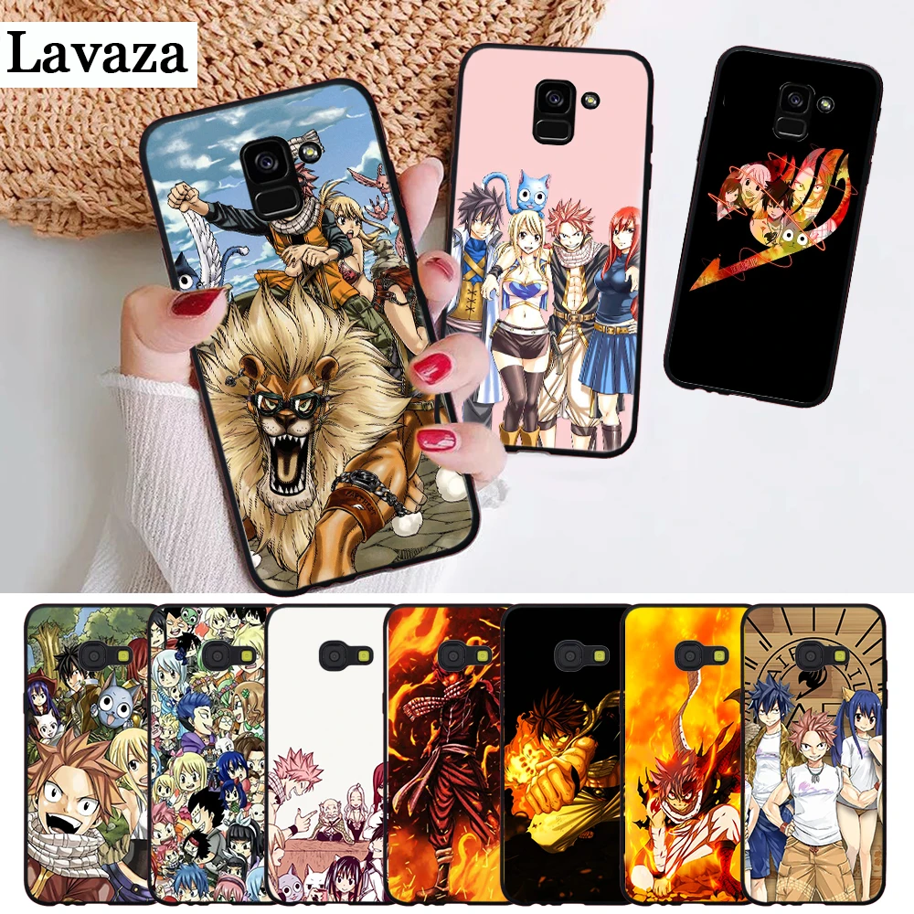 

Lavaza Manga Fairy Tail Silicone Case for Samsung A3 A5 2016 2017 A6 Plus 2018 A7 A8 A9 A10 A30 A40 A50 A70 J6