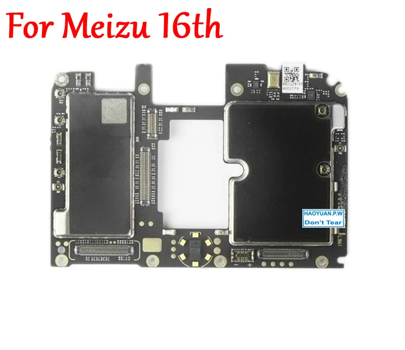 

Tested Full Work Original Unlock Motherboard For Meizu 16 16th Plus 16Plus 16X Logic Circuit Electronic Panel with Firmware