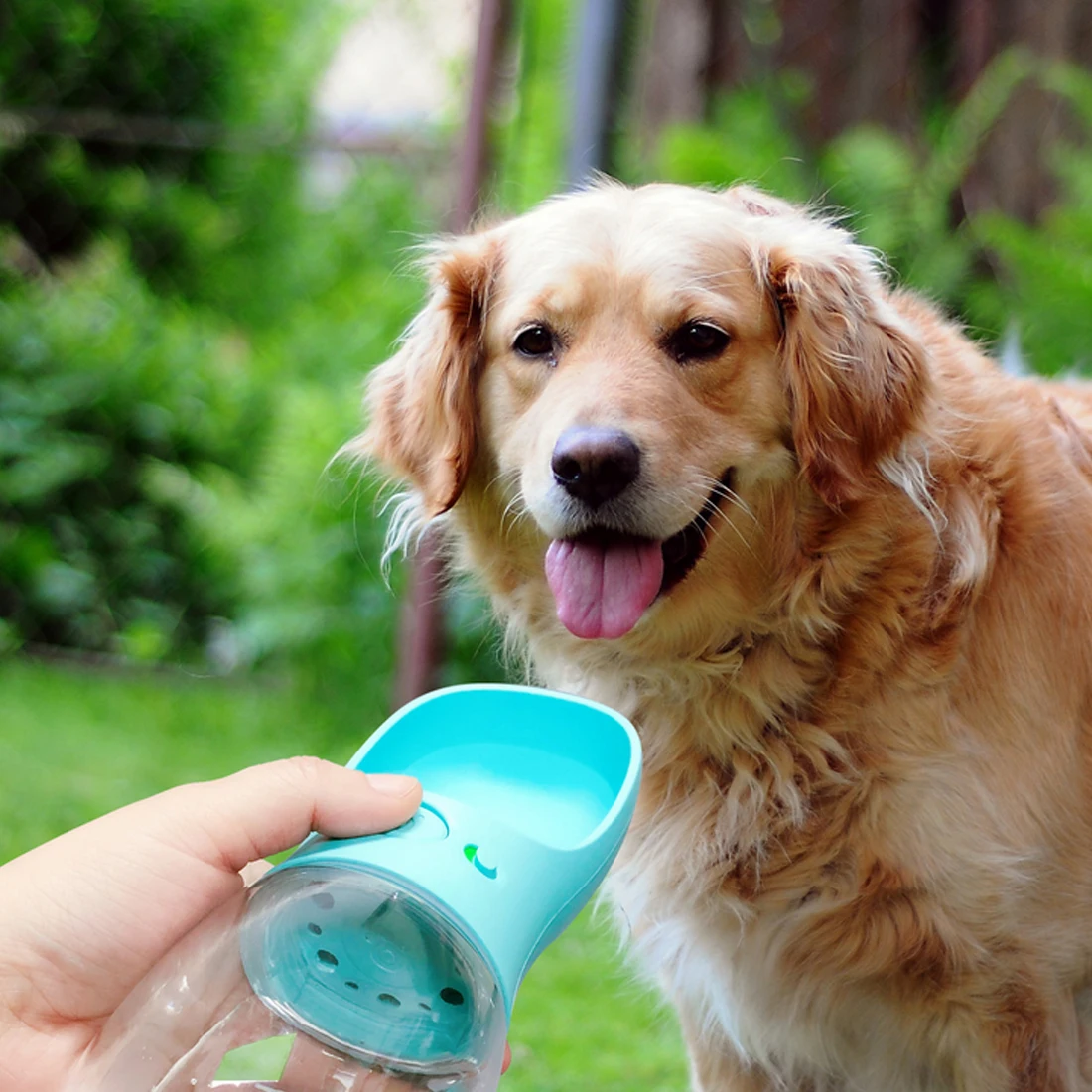 Pet Dog Drinking Water Bottles Travel Hand Held Puppy Dogs Squeeze
