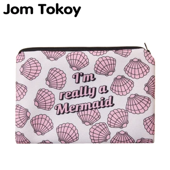 

Mermaid Portable Type Make up Bags Cosmetic Case Maleta de Maquiagem Bags Storage Travel Makeup Bag Brand Pencil case
