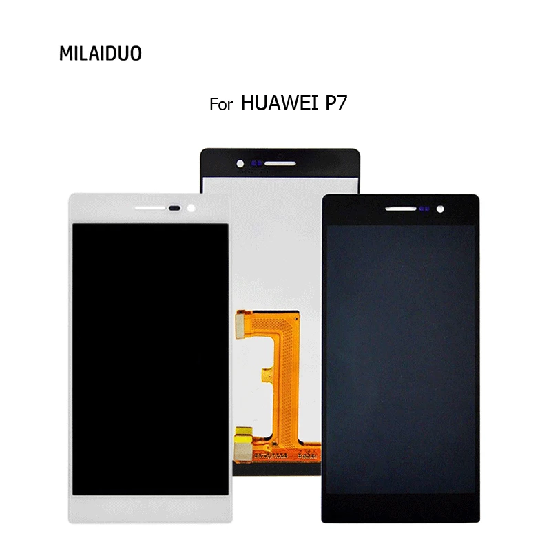 Оригинальный ЖК-дисплей для Huawei P7-L07 P7-L09 сенсорный экран дигитайзер полная сборка