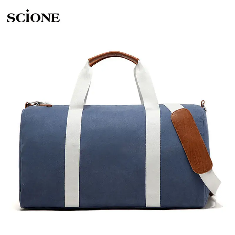 Canvas Fitness Gym Bag Men Training Sports Crossbody Bag Women Travel