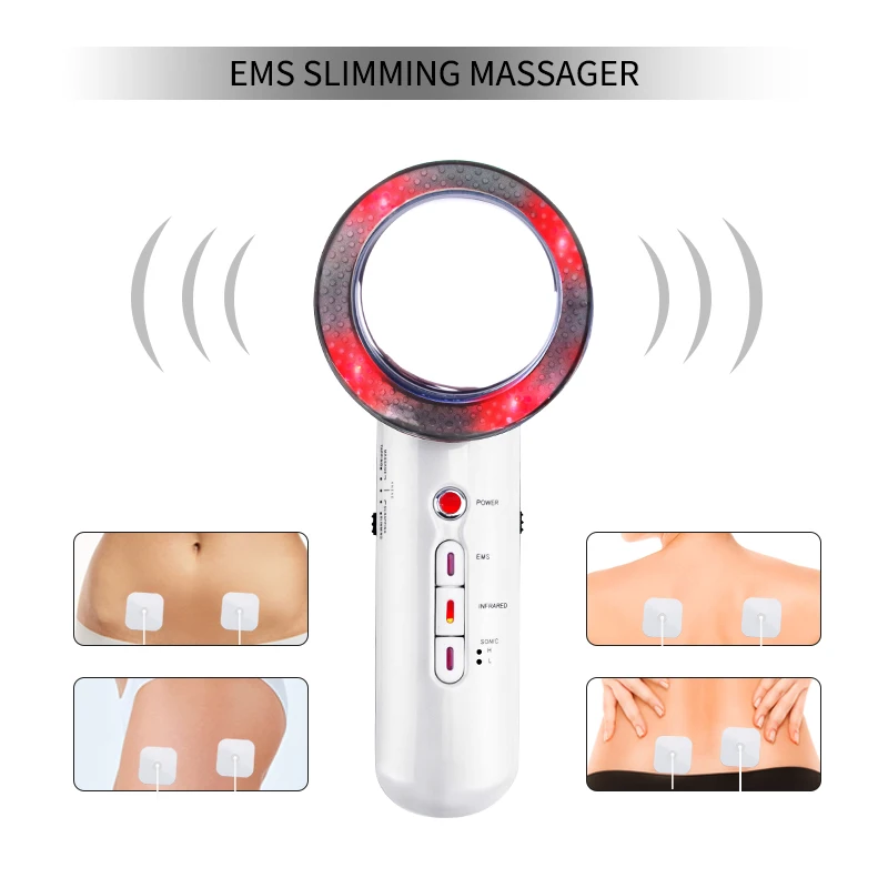 Ultrasound Cavitação Ems Slimming Massageador Corporal Perda de Peso Lipo Queimador de Gordura Anti Celulite Galvânica Infrared Vip Dropshipping 11 Beleza e saúde
