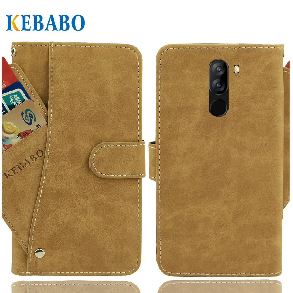 

Vintage Leather Wallet Ark Benefit M551 Case 5.5" Luxury 3 Front Card Slots Cover Magnet Stand Phone Protective Bags