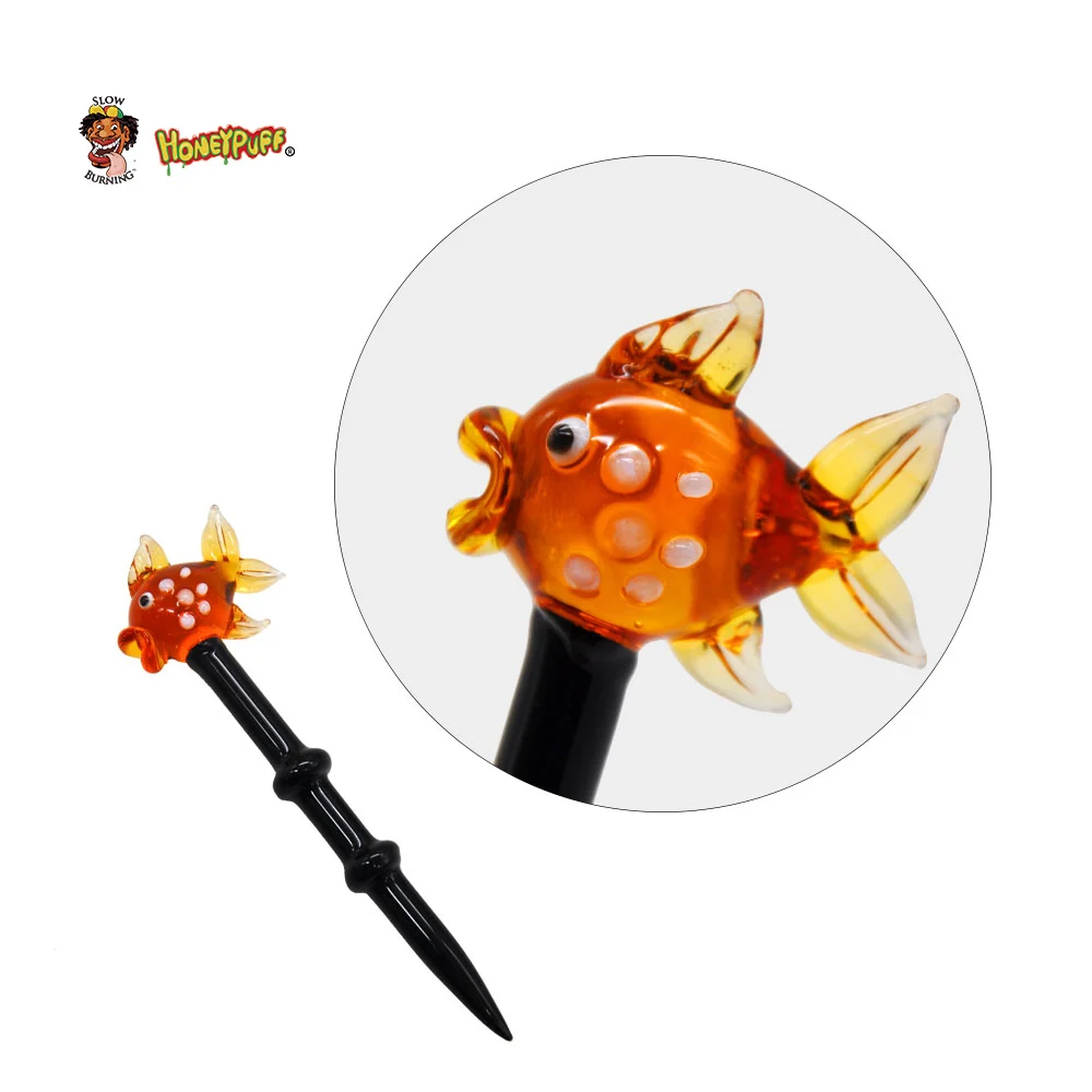 HONEYPUFF премиум стекло Dabbler 5 43 дюймов воск Dab инструмент Красочные толстые Pyrex Dabber