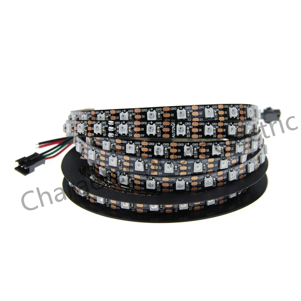 Светодиодная лента WS2812B 5050 RGB 5 м 150 светодиодов 300 30 светодиодов/м индивидуально