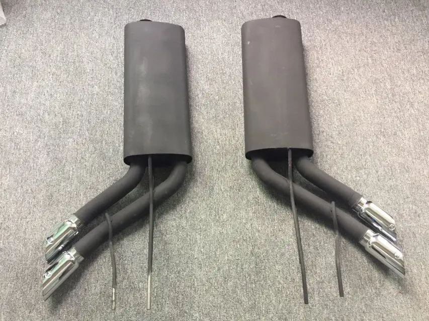 Clearance G class w463 exhaust system for G WAGON G63 G65 G500 B style A style exhaust pipe muffler tips 1