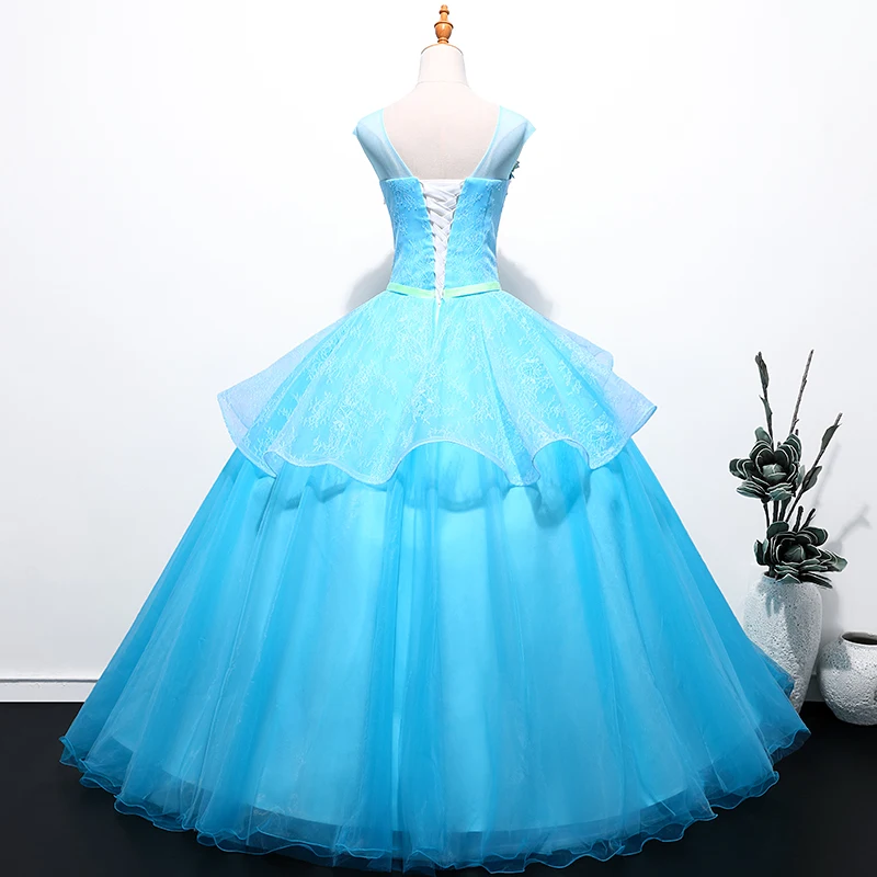 Quinceanera платья для женщин Банкетный милое бальное платье карамельный цвет