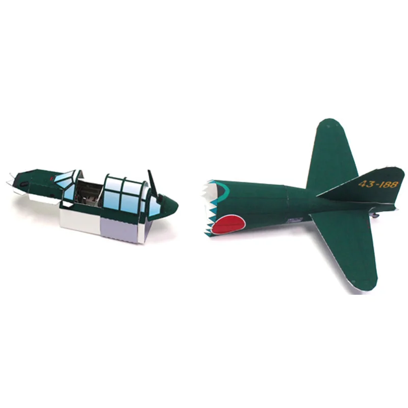 Portaaviones japonés Zero Fighter 56, modelo de papel Papercraft de la Segunda  Guerra Mundial, 1: 48, A6m5a - AliExpress Juguetes y pasatiempos