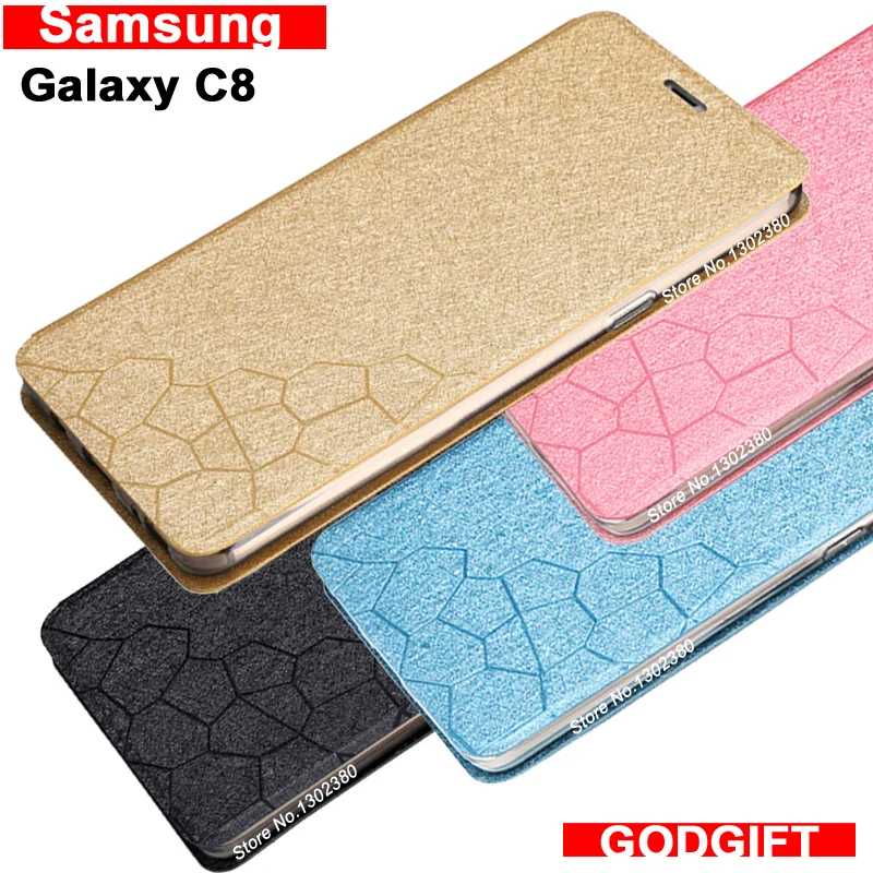 Godgift для samsung Galaxy C8 чехол роскошный кожаный откидной Чехол из ПУ кожи в виде