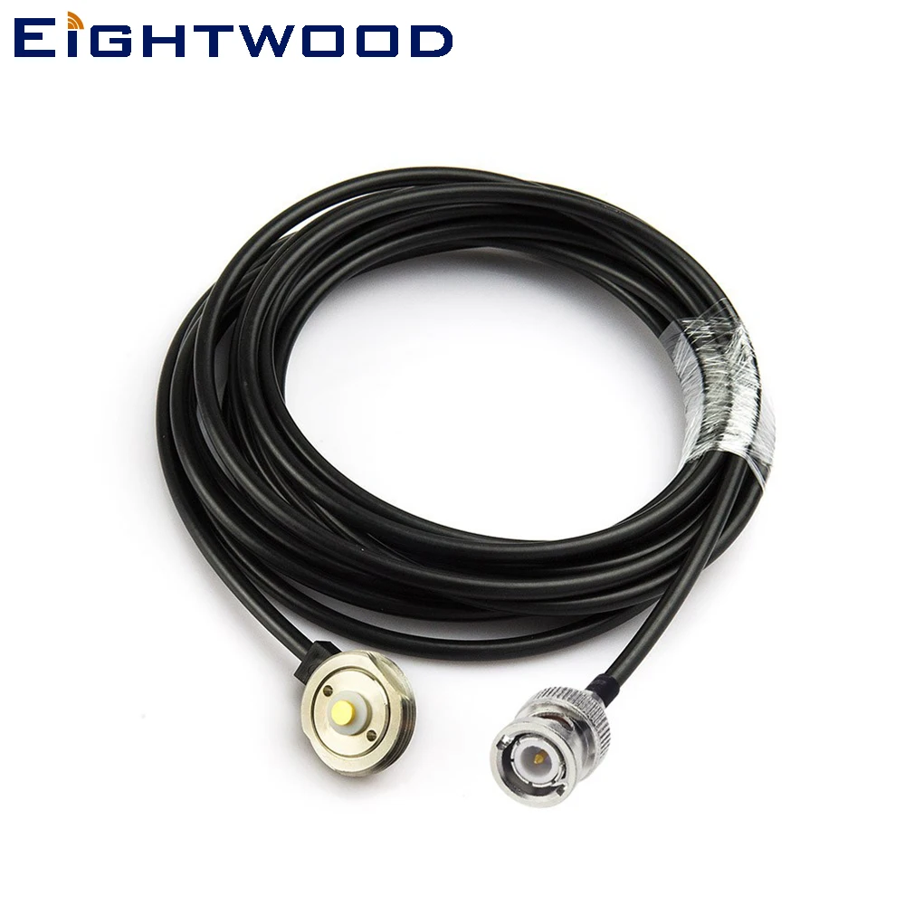 Eightwood RF коаксиальный грузовик Ham радио антенный адаптер Кабель BNC штекерным НМО