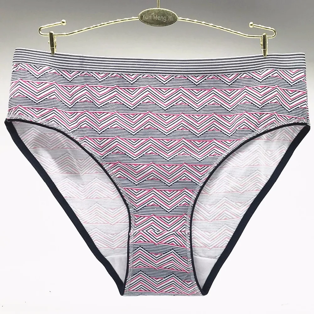 Pack of 12 2XL 3XL 4XL Striped High Rise Lady Short Briefs Spandex