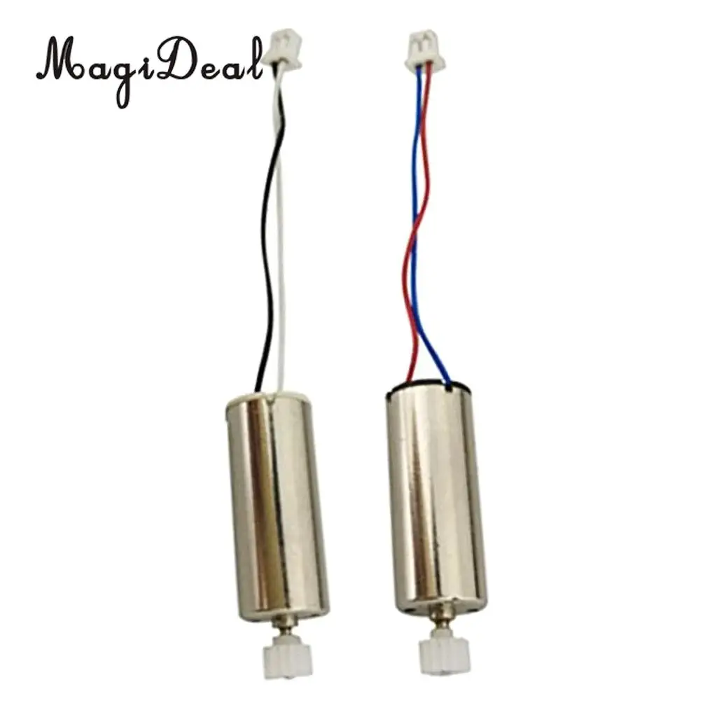 MagiDeal Good Quality 2Pcs Metal CW CCW Copper Teeth Motor Electrical Machine for MJX X600 RC Drone Quadcopter Parts