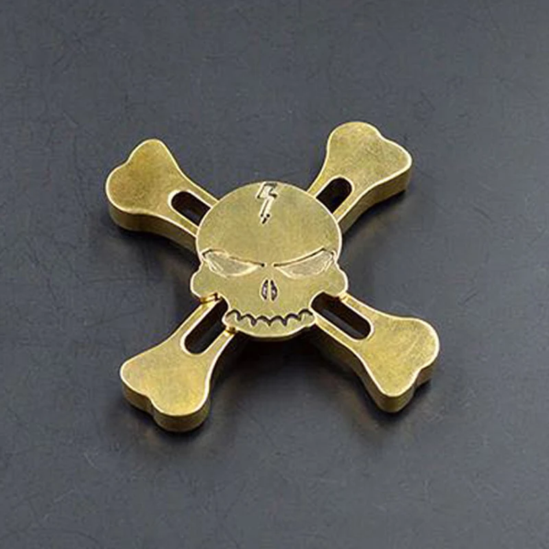 

Cool Skull Finger Spinners 2017 Hot Selling Fidget EDC Toy Hand Spinner Kid Gift For Autism and ADHD Metal spinners